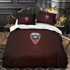 D.C. United Duvet Cover Quilt Case Pillowcase Bedding Set Without Filler