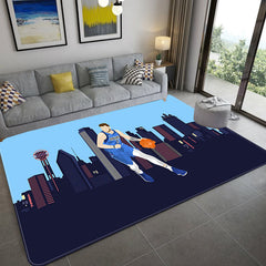 Dallas Mavericks Carpet Living Room Bedroom Mats Kitchen Bathroom Rugs