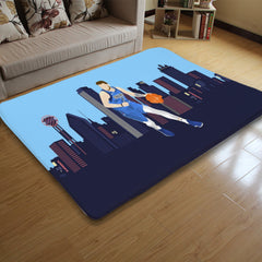 Dallas Basketball Mavericks Carpet Living Room Bedroom Mats Kitchen Bathroom Rugs
