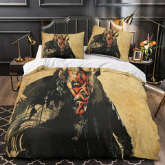 Darth Maul Duvet Cover Quilt Case Pillowcase Bedding Set Without Filler