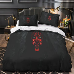 Darth Maul Duvet Cover Quilt Case Pillowcase Bedding Set Without Filler