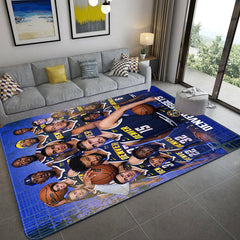 Denver Nuggets Carpet Living Room Bedroom Mats Kitchen Bathroom Rugs