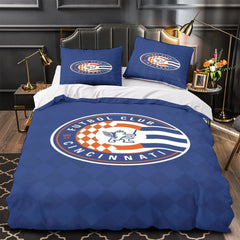 FC Cincinnati Duvet Cover Quilt Case Pillowcase Bedding Set Without Filler