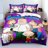Family Guy Duvet Cover Quilt Case Pillowcase Bedding Set