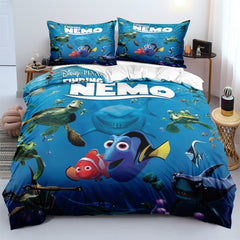Finding Nemo Duvet Cover Quilt Cover Pillowcase Bedding Set Bedroom Decor