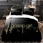 Gossip Girl Duvet Cover Quilt Case Pillowcase Bedding Set Without Filler