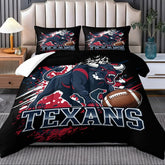 Houston Texans Comforter Pillowcase Sets Blanket All Season Reversible Quilted Duvet