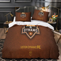 Houston Dynamo Duvet Cover Quilt Case Pillowcase Bedding Set Without Filler