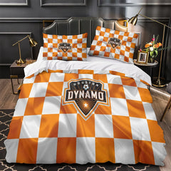Houston Dynamo Duvet Cover Quilt Case Pillowcase Bedding Set Without Filler