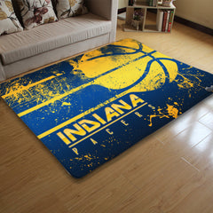 Indiana Basketball Pacers Carpet Living Room Bedroom Mats Kitchen Bathroom Rugs