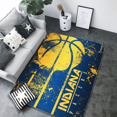 Indiana Basketball Pacers Carpet Living Room Bedroom Mats Kitchen Bathroom Rugs