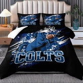 Indianapolis Colts Comforter Pillowcase Sets Blanket All Season Reversible Quilted Duvet