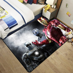 Iron Man Superhero Carpet Living Room Bedroom Mats Kitchen Bathroom Rugs