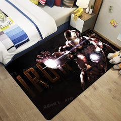 Iron Man Superhero Carpet Living Room Bedroom Mats Kitchen Bathroom Rugs