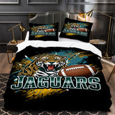 Jacksonville Jaguars Football Duvet Cover Quilt Case Pillowcase Bedding Set Without Filler