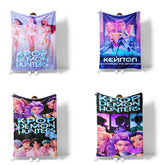 Kpop Demon Hunters Flannel Fleece Blanket Throw Blanket Room Decoration