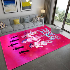 Kpop Demon Hunters Carpet Living Room Bedroom Mats Kitchen Bathroom Rugs