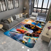 LEGO Ninjago Carpet Living Room Bedroom Sofa Rug Door Mat Kitchen Bathroom Mats for Kids Adults
