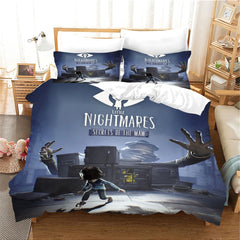 Little Nightmare Duvet Cover Quilt Case Pillowcase Bedding Set Bedroom Decor