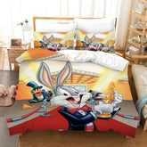 Looney Tunes Bugs Bunny Duvet Cover Quilt Case Pillowcase Bedding Set
