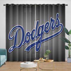Los Angeles Dodgers Blackout Curtain for Living Room Bedroom Window Treatment