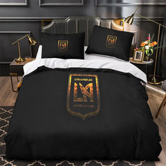 Los Angeles FC Duvet Cover Quilt Case Pillowcase Bedding Set Without Filler