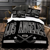 Los Angeles Kings Hockey Duvet Cover Quilt Case Pillowcase Bedding Set Without Filler