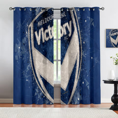 Melbourne Victory Soccer Blackout Curtains Drapes for Window Treatment Set