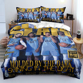 Memphis Basketball Grizzlies Bedding Set Quilt Cover Without Filler