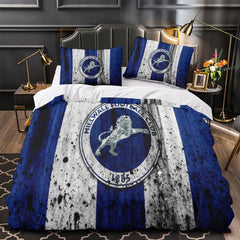 Millwall FC Duvet Cover Quilt Case Pillowcase Bedding Set Without Filler