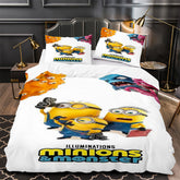 Minions & Monsters Duvet Cover Quilt Case Pillowcase Bedding Set Without Filler