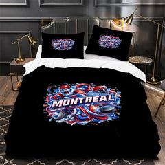 Montreal Canadiens Hockey Duvet Cover Quilt Case Pillowcase Bedding Set Without Filler
