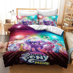 My Little Pony 3D Printed Duvet Cover Quilt Cover Pillowcase Bedding Set