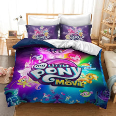 My Little Pony 3D Printed Duvet Cover Quilt Cover Pillowcase Bedding Set