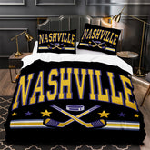Nashville Predators Hockey Duvet Cover Quilt Case Pillowcase Bedding Set Without Filler