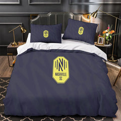 Nashville SC Duvet Cover Quilt Case Pillowcase Bedding Set Without Filler