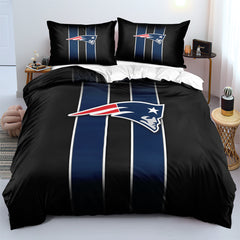 New England Patriots Football League Duvet Cover Quilt Cover Pillowcase Bedding Set