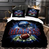 New York Giants Football Duvet Cover Quilt Case Pillowcase Bedding Set Without Filler