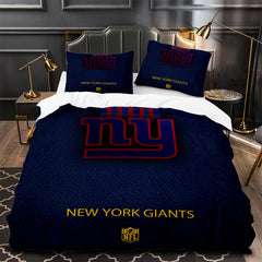 New York Giants Football Duvet Cover Quilt Case Pillowcase Bedding Set Without Filler