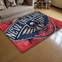 New Orleans Basketball Pelicans Carpet Living Room Bedroom Mats Kitchen Bathroom Rugs