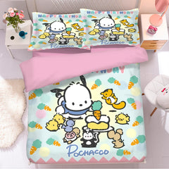 Pachacco Pocha Pocha Chubby Duvet Cover Quilt Cover Pillowcase Bedding Set