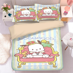 Pachacco Pocha Pocha Chubby Duvet Cover Quilt Cover Pillowcase Bedding Set