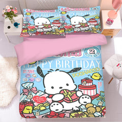 Pachacco Pocha Pocha Chubby Duvet Cover Quilt Cover Pillowcase Bedding Set