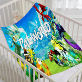 Palworld Blanket Flannel Throw Room Decoration