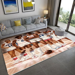 Philadelphia 76ers Carpet Living Room Bedroom Mats Kitchen Bathroom Rugs