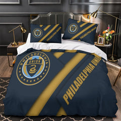 Philadelphia Union Duvet Cover Quilt Case Pillowcase Bedding Set Without Filler