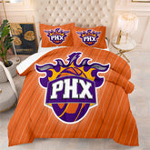Phoenix Suns Basketball Comforter Pillowcase Sets Blanket All Season Reversible Quilted Duvet