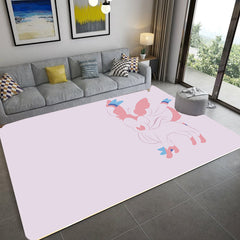 Pokemon Fennekin Cartoon Carpet Living Room Bedroom Mats Kitchen Bathroom Rugs