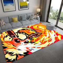 Pokemon Flanreon Cartoon Carpet Living Room Bedroom Mats Kitchen Bathroom Rugs