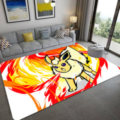 Pokemon Flanreon Cartoon Carpet Living Room Bedroom Mats Kitchen Bathroom Rugs